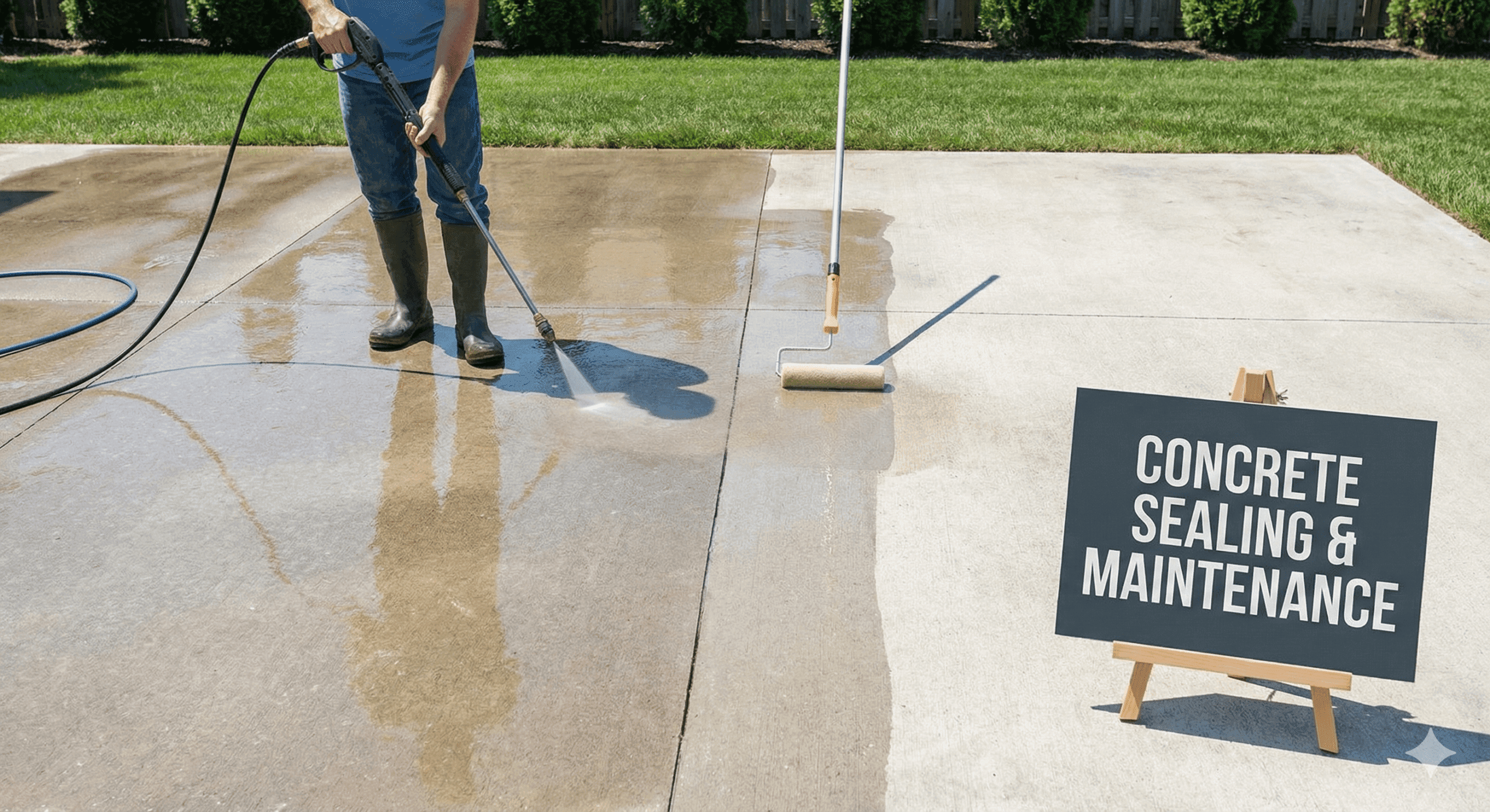 Concrete Sealing & Maintenance by Total Brantford Concrete in Brantford, ON